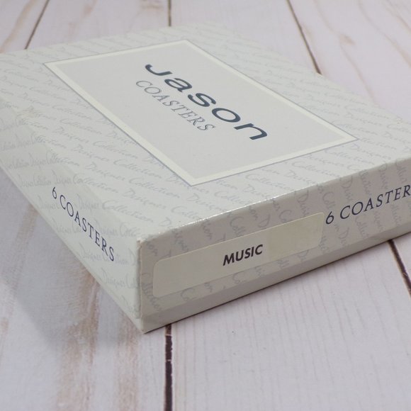 Jason Coasters Musical Notes Set of 6 2HG0025 - Picture 6 of 7